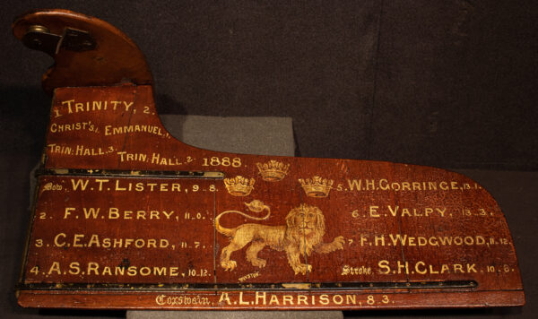 Cambridge University 1888 Rowing Shell Rudder - Image 6