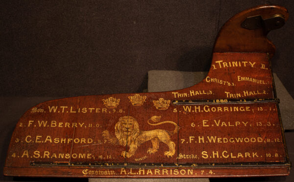 Cambridge University 1888 Rowing Shell Rudder - Image 5