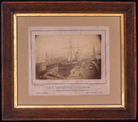 A Pair of Original Period Photos from the SS ABYSSINIA of Glasgow