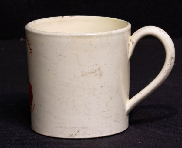 Admiral Nelson Commemorative Creamware Mug - Image 3