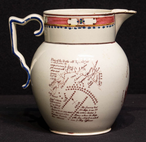 Rare Creamware Battle of Trafalgar Commemorative Jug - Image 4