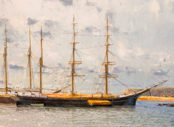 Bark HESPER Unloading Lumber at San Diego - Image 4