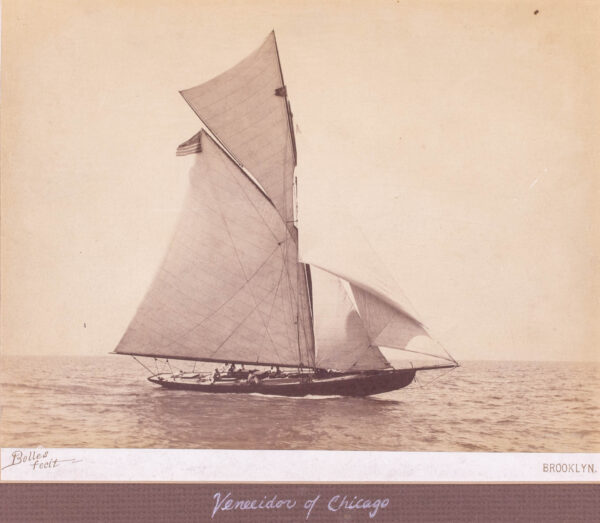 Original Period Photo of Yacht VENEEIDOR of Chicago - Image 4