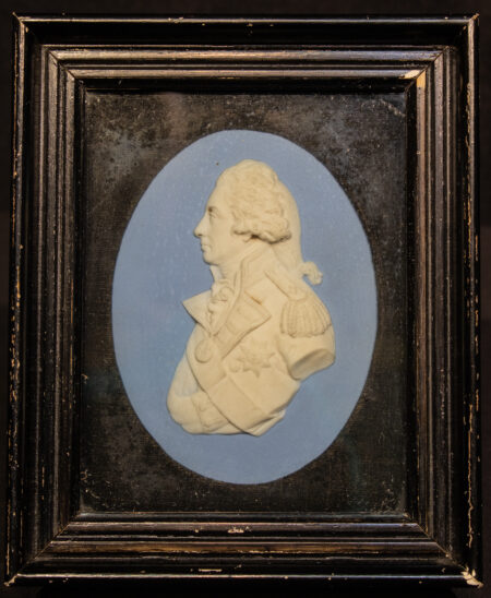19th C. Wedgwood Jasperware Plaque of Admiral Lord Nelson
