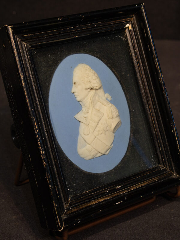 19th C. Wedgwood Jasperware Plaque of Admiral Lord Nelson - Image 4