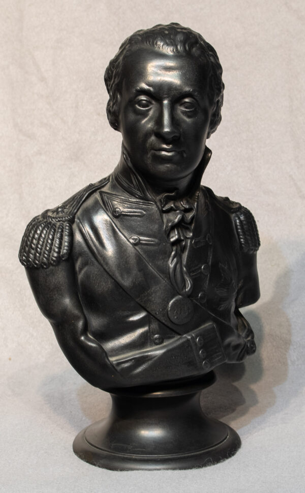 Black Basalt Wedgwood Bust of Horatio Nelson - Image 7