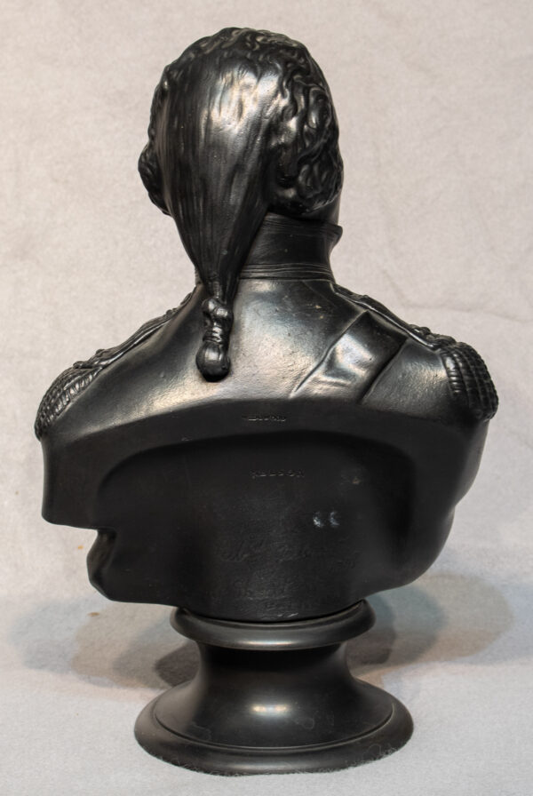 Black Basalt Wedgwood Bust of Horatio Nelson - Image 5