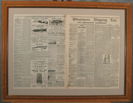 Whalemans Shipping List and Merchants Transcript from New Bedford