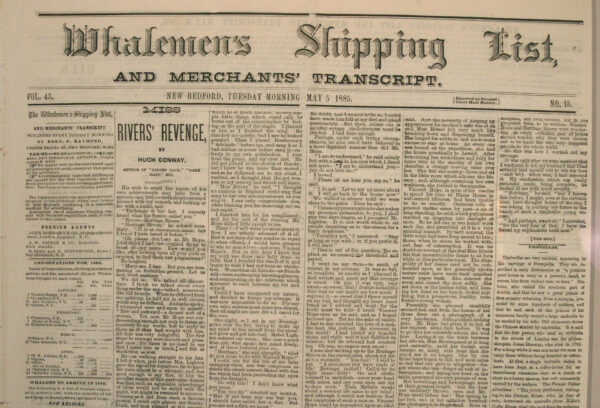 Whalemans Shipping List and Merchants Transcript from New Bedford - Image 2