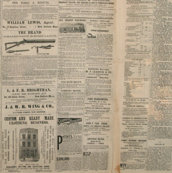 Whalemans Shipping List and Merchants Transcript from New Bedford - Image 5