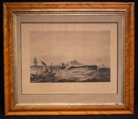 Sperm Whaling No 1-The Chase Lithograph