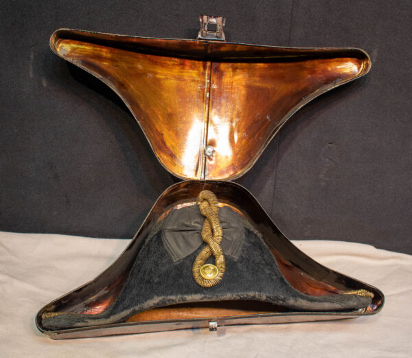 Bicorne Naval Hat in Original Tin Case - Image 6