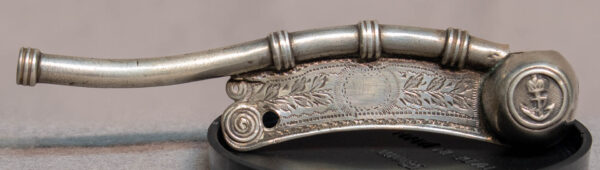 Solid Silver English Bosun's Whistle - Image 2