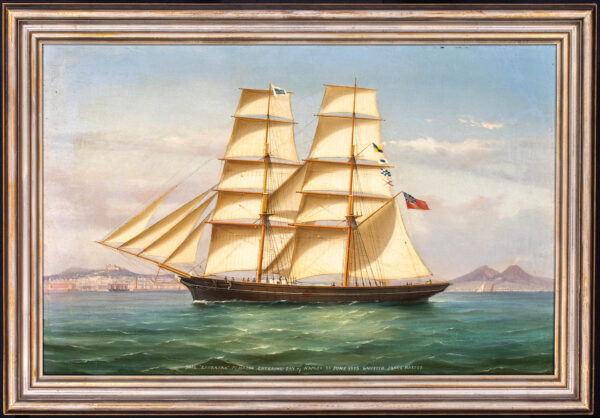 Brig EPHRATAH of Port Madoc Entering Naples - Image 6