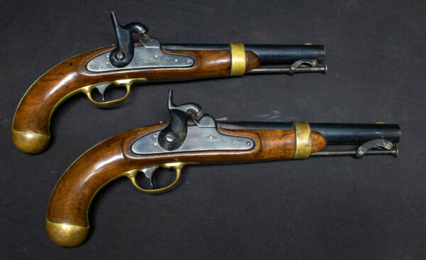 US Cavalry H. Aston Co. and I.N. Johnson Cased Pistols - Image 9