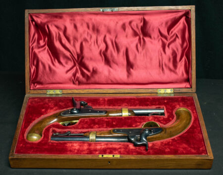 US Cavalry H. Aston Co. and I.N. Johnson Cased Pistols