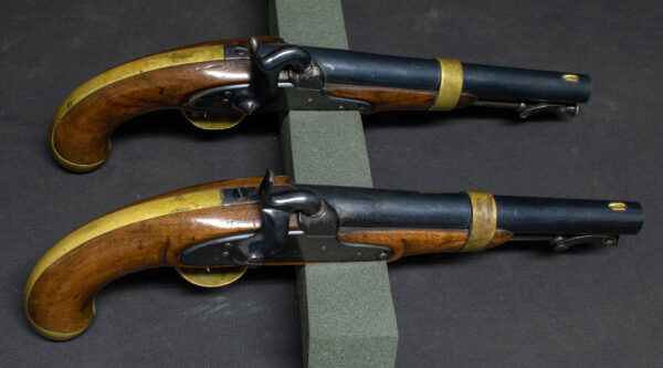 US Cavalry H. Aston Co. and I.N. Johnson Cased Pistols - Image 5