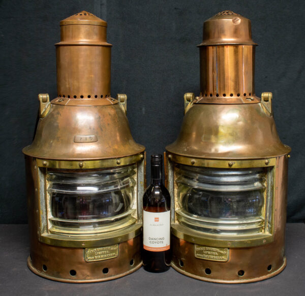 Pair of Large Chance Brothers Port and Starboard Lights - Image 7