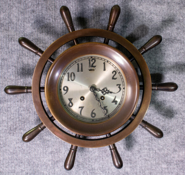 Chelsea Ships Wheel Clock and Barometer Set - Image 4