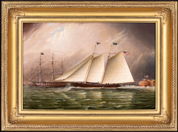 L'HIRONDELLE's debut as DAUNTLESS Passing Castle Garden - Image 7