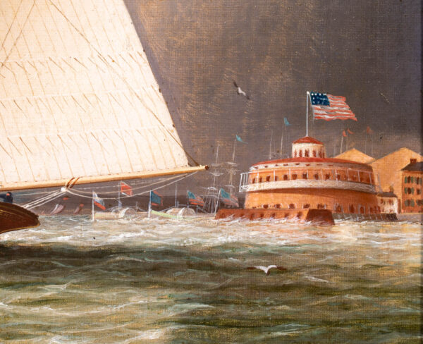 L'HIRONDELLE's debut as DAUNTLESS Passing Castle Garden - Image 5