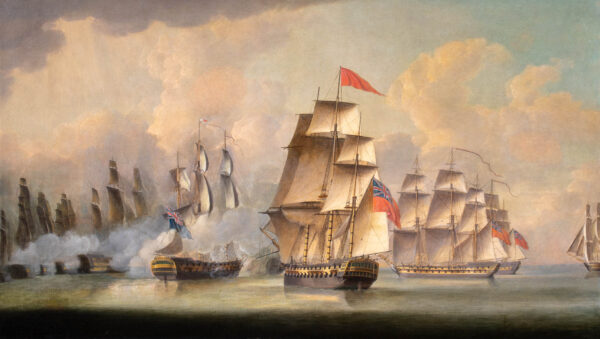 Napoleonic War Battle of Pulo Aura