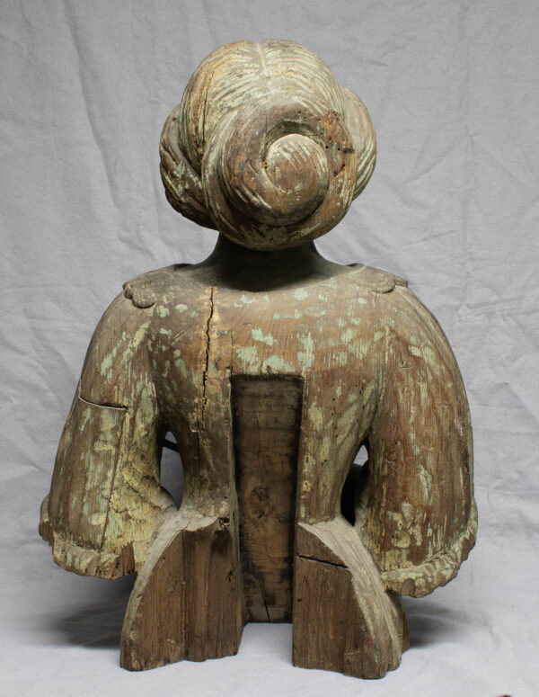 Ships Figurehead of an American Lady Holding a Flower - Image 5