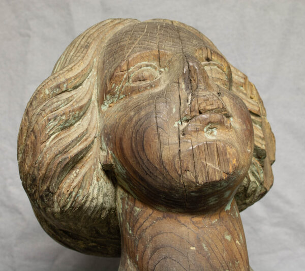 Ships Figurehead of an American Lady Holding a Flower - Image 2
