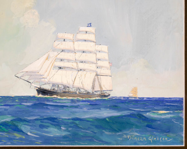 A Sailing Ship in Calm Seas - Image 2