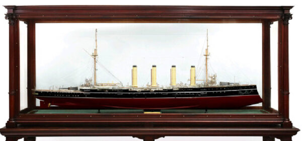 Builders Dockyard Model Of The 1st Class Armored Cruiser H.M.S. Leviathan