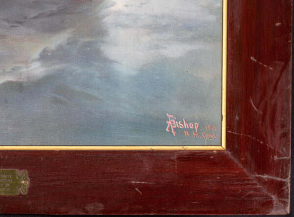 Period Lithograph on Tin of SS IMPERATOR - Image 3