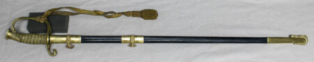 US Naval Officer's Sword with Outstanding Engraved Blade
