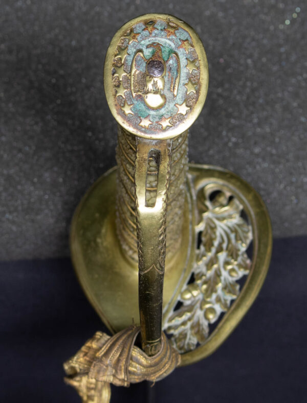 US Naval Officer's Sword with Outstanding Engraved Blade - Image 2