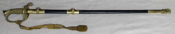 US Naval Officer's Sword with Outstanding Engraved Blade - Image 13
