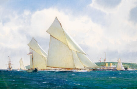 BRITANNIA Racing VIGILANT Off Cowes