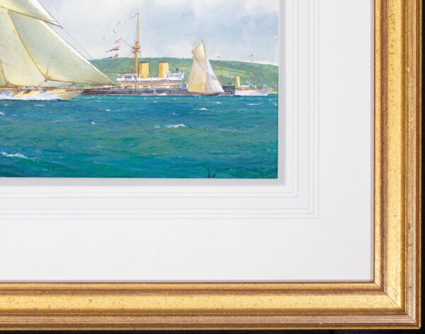 BRITANNIA Racing VIGILANT Off Cowes - Image 2