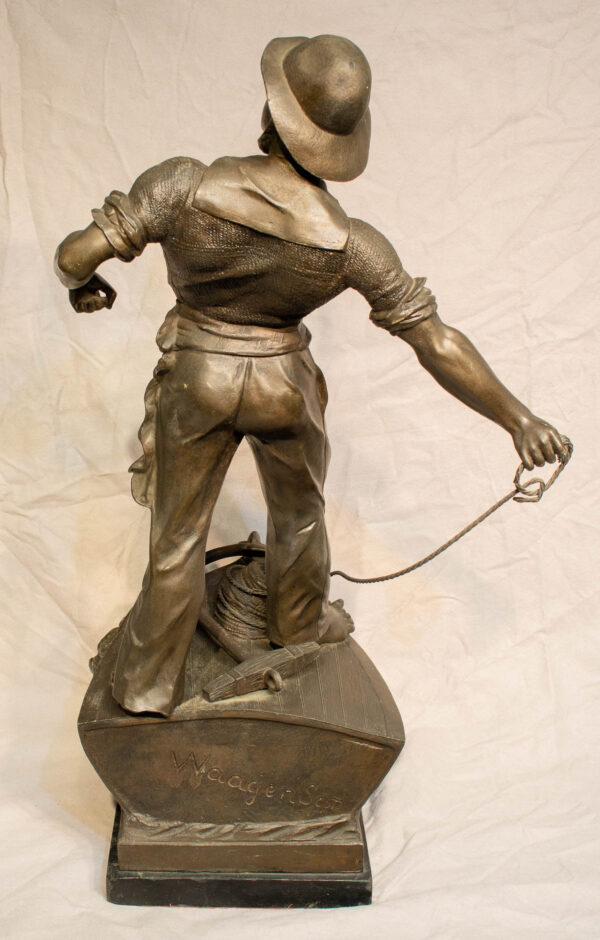 Pair of Spelter Statues - Image 12