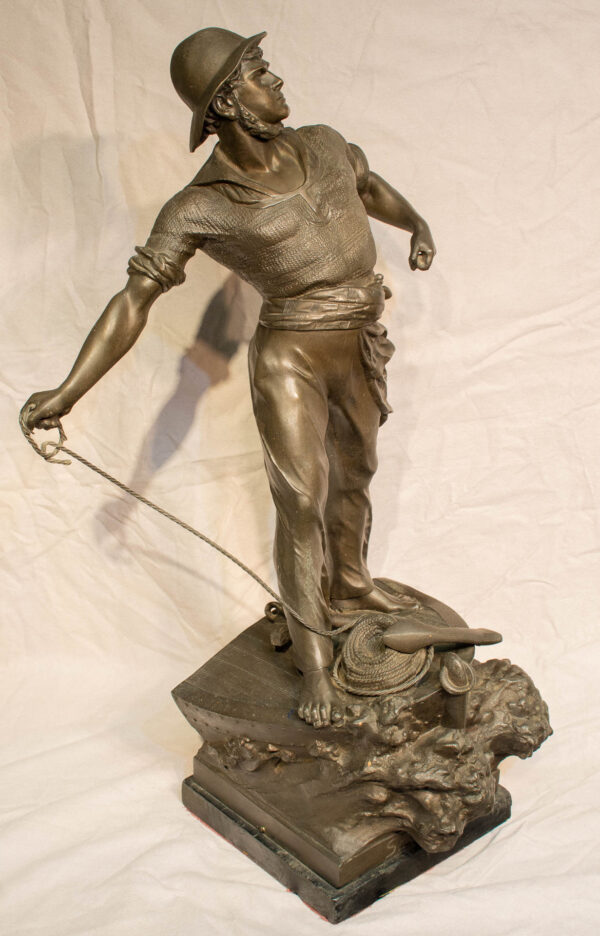 Pair of Spelter Statues - Image 11