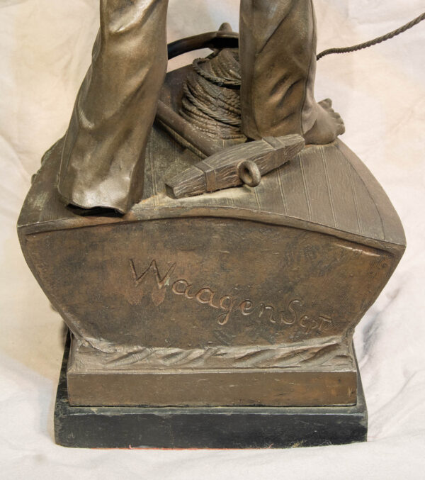 Pair of Spelter Statues - Image 9