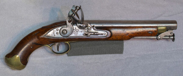 Pattern 1796 Sea Service Flintlock Pistol by T. Barnett