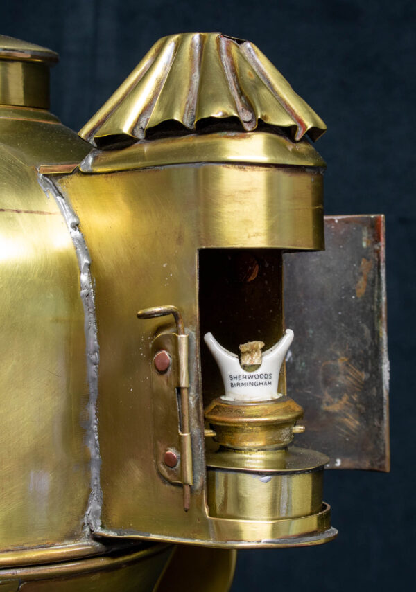 Yacht Binnacle on Mahogany Plinth by J. White of Glasgow - Image 4