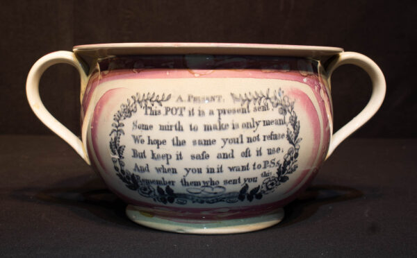 Sunderland Chamber Pot with Humorous Inscriptions - Image 5