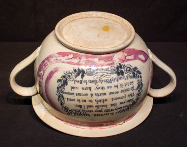 Sunderland Chamber Pot with Humorous Inscriptions - Image 3