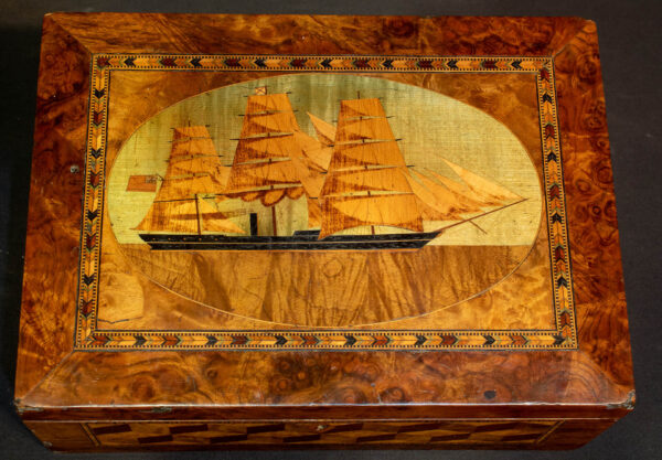 Trinity Lighthouse Box with British Naval Vessel - Image 3