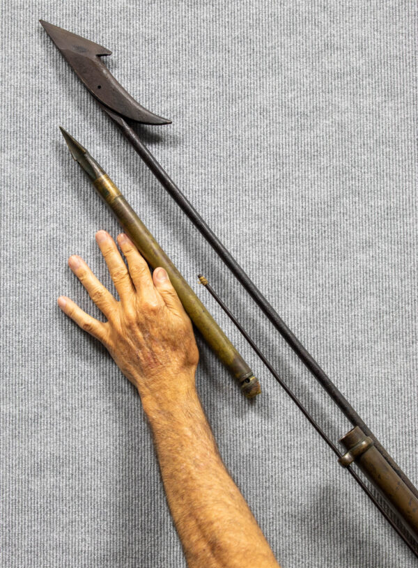 Rare Complete American Ebenezer Pierce Darting Gun with Harpoon by Cole - Image 5