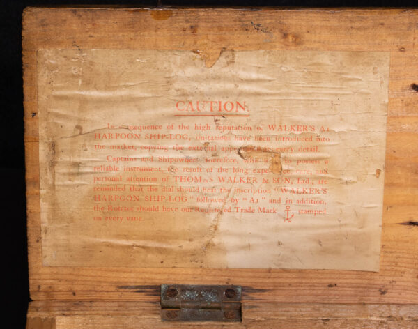 Walker A1 Harpoon Log in Original Case - Image 5