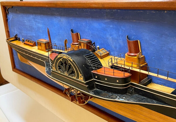 Builders Half Dockyard Model of the Paddle Steamer WAVERLEY - Image 3