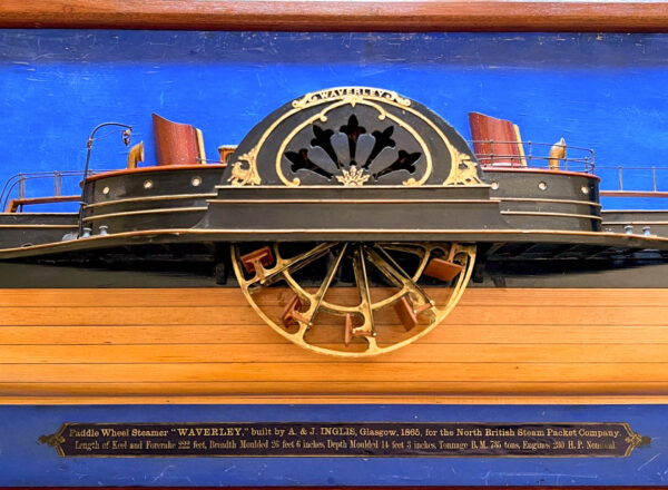 Builders Half Dockyard Model of the Paddle Steamer WAVERLEY - Image 7