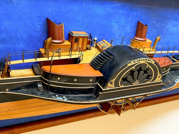 Builders Half Dockyard Model of the Paddle Steamer WAVERLEY - Image 8