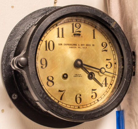 WWII Era Chelsea Ships Bell Clock